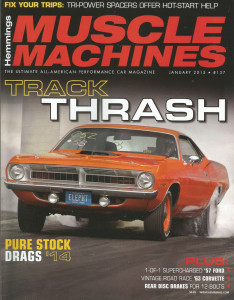 HEMMINGS MUSCLE MACHINES 2015 JAN - IMSA VETTE, GTX, RARE 57 FORD